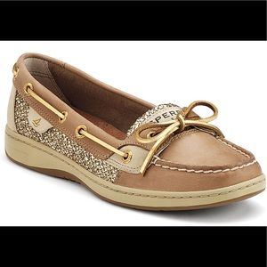Gold Sparkly Sperry Top-Siders